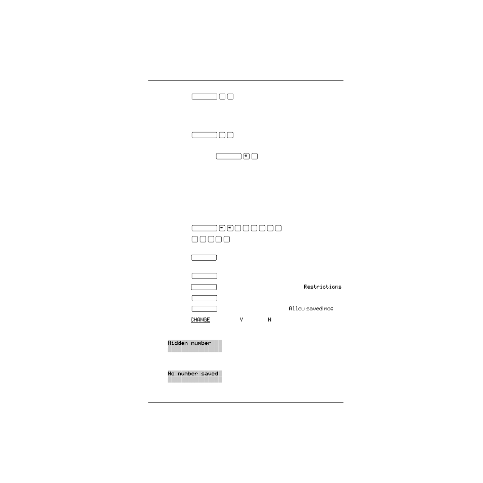 Saving a number, Dialing a saved number, Displays | Saving a number 61 dialing a saved number 61 | Nortel Networks P0857846 User Manual | Page 74 / 187