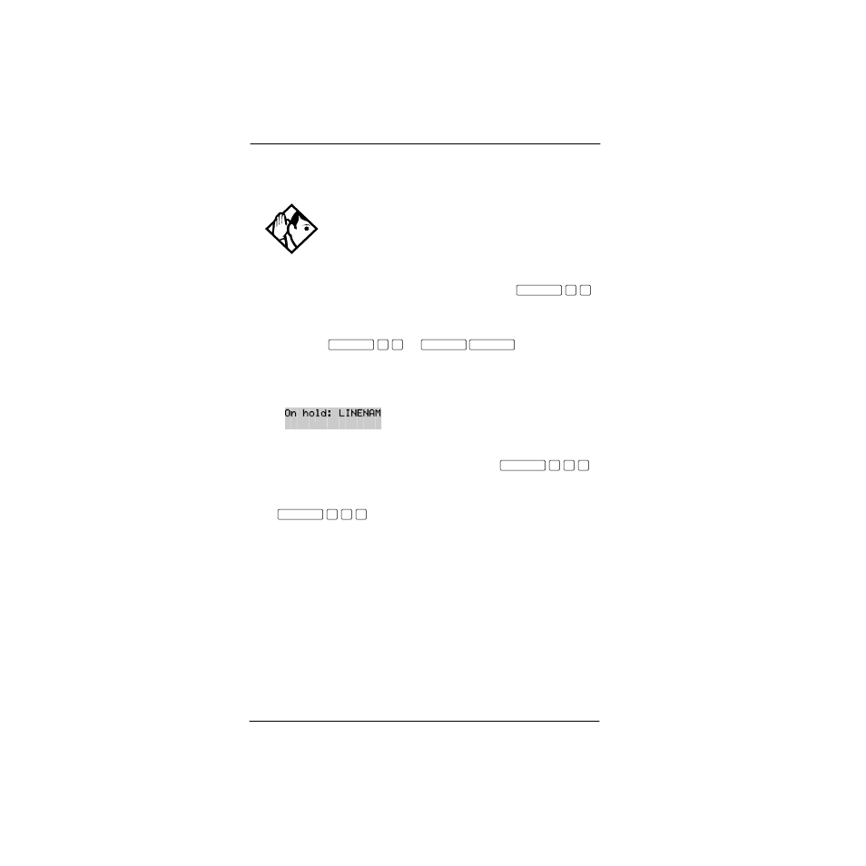 Holding a call exclusively, Displays, Using call queuing | Holding a call exclusively 64, Using call queuing 64 | Nortel Networks P0857846 User Manual | Page 77 / 187