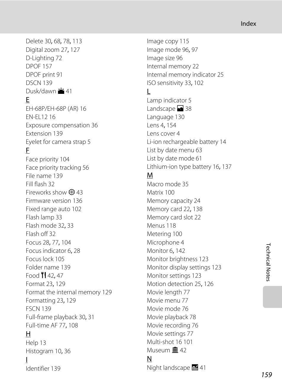 Nikon S640 User Manual | Page 171 / 176