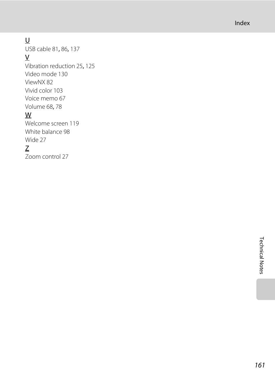 Nikon S640 User Manual | Page 173 / 176