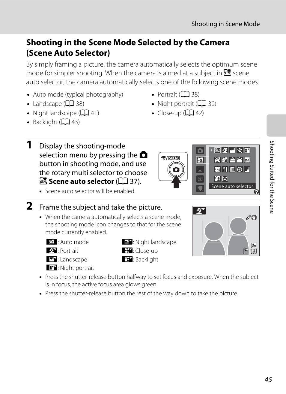 A 45) | Nikon S640 User Manual | Page 57 / 176