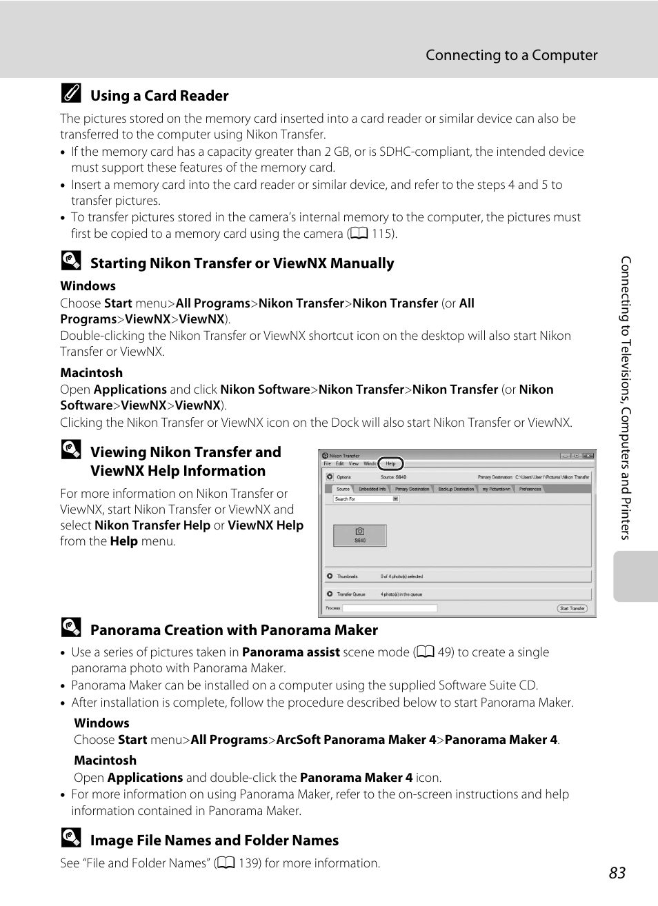 A 83) | Nikon S640 User Manual | Page 95 / 176