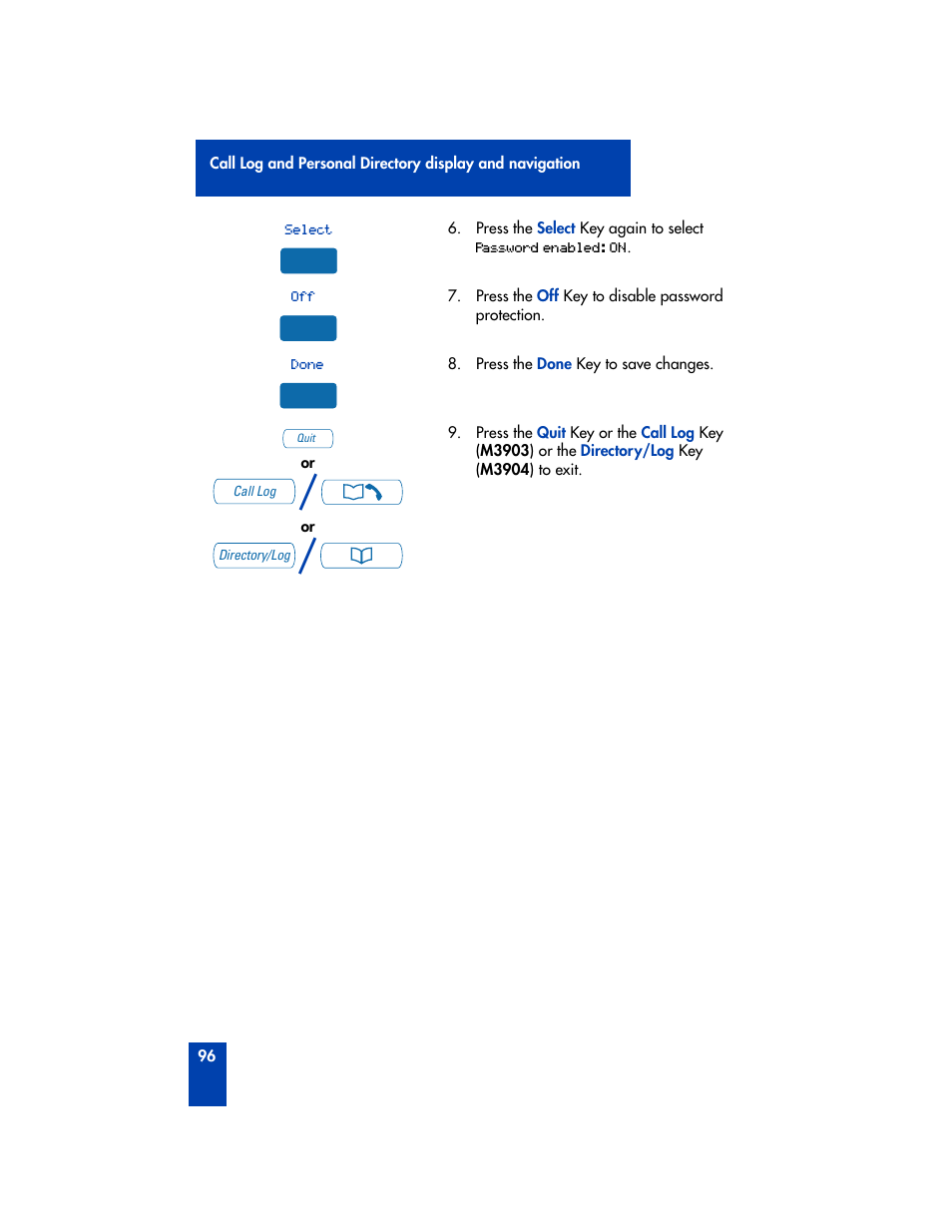 Nortel Networks M3901 User Manual | Page 104 / 146