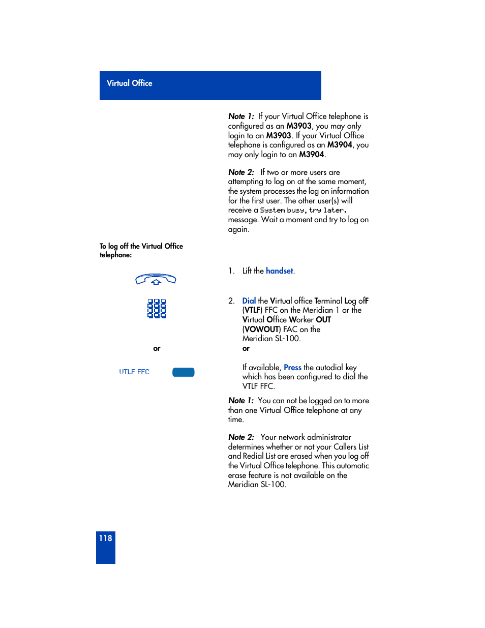 Nortel Networks M3901 User Manual | Page 126 / 146