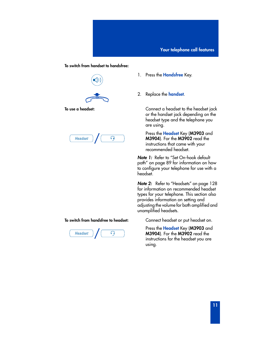 Nortel Networks M3901 User Manual | Page 19 / 146