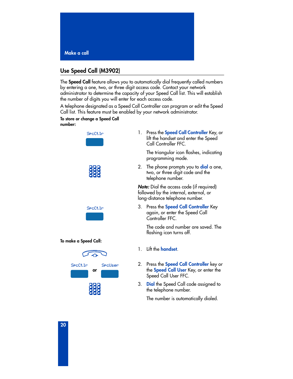Use speed call (m3902) | Nortel Networks M3901 User Manual | Page 28 / 146