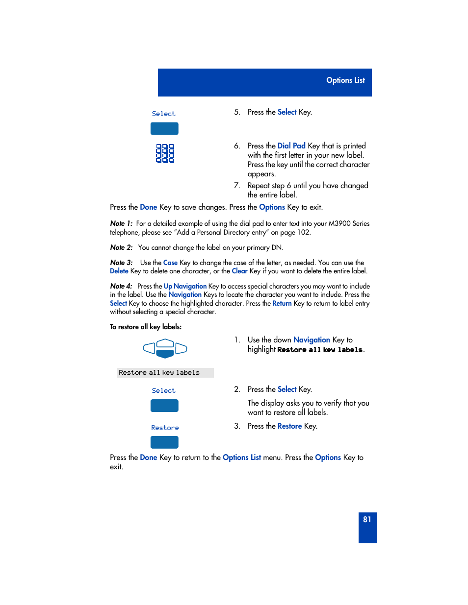 Nortel Networks M3901 User Manual | Page 89 / 146