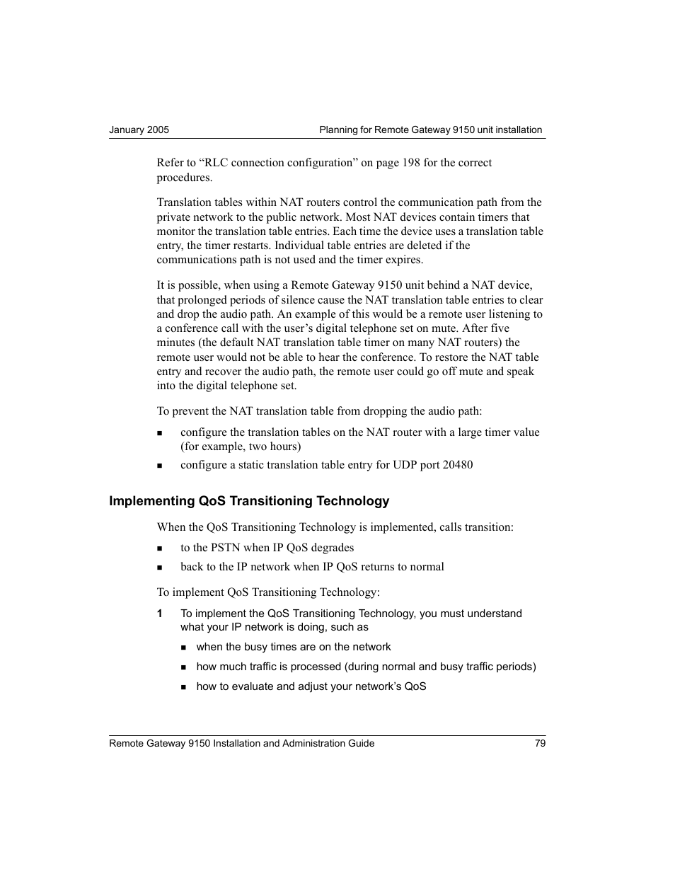 Implementing qos transitioning technology, Installing the configuration manager software | Nortel Networks 9150 User Manual | Page 109 / 562