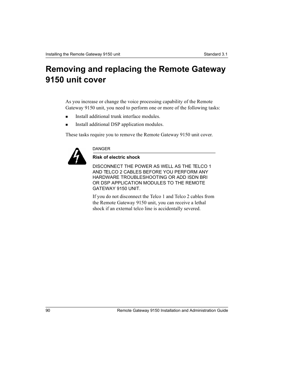 Nortel Networks 9150 User Manual | Page 120 / 562