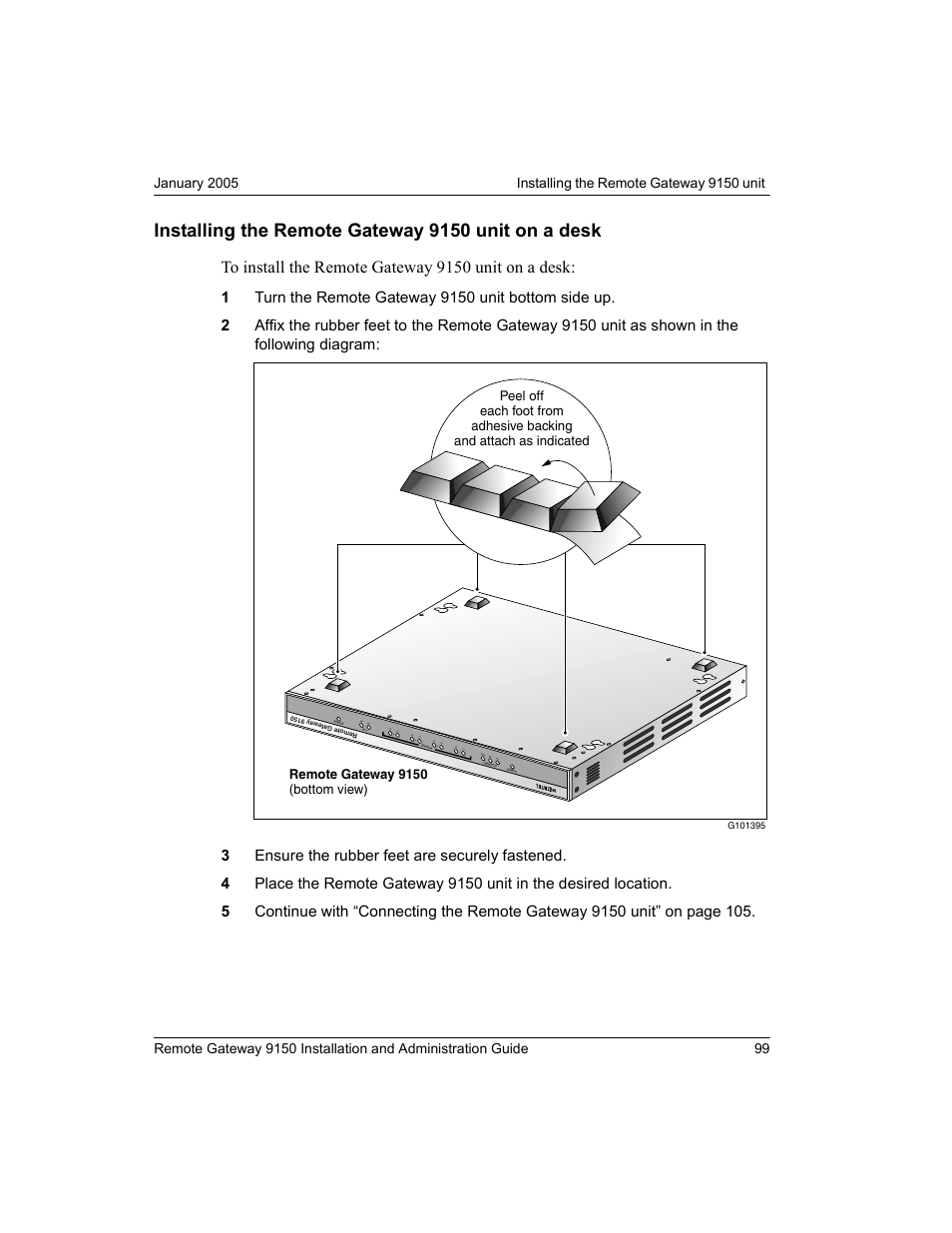 Installing the remote gateway 9150 unit on a desk, Rx tx, Co ll rx tx | Nortel Networks 9150 User Manual | Page 129 / 562