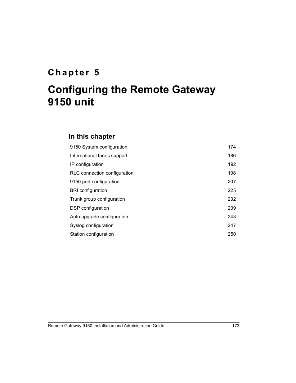 Configuring the remote gateway 9150 unit | Nortel Networks 9150 User Manual | Page 203 / 562