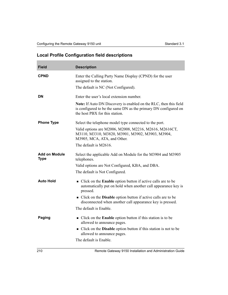 Nortel Networks 9150 User Manual | Page 240 / 562