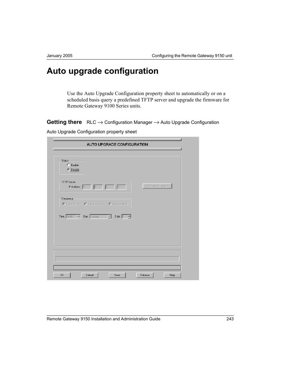 Auto upgrade configuration | Nortel Networks 9150 User Manual | Page 273 / 562