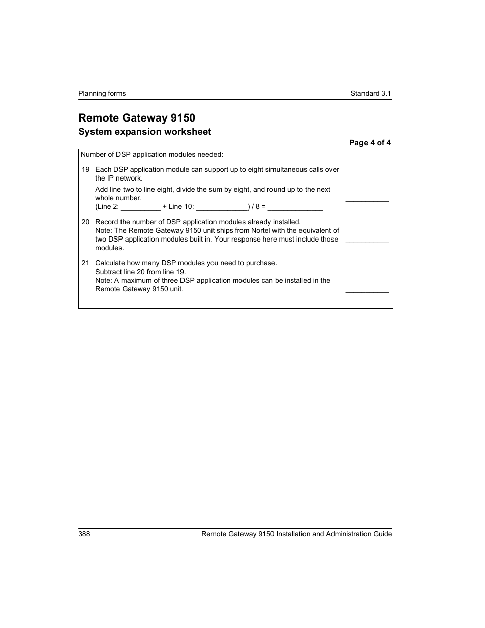 Remote gateway 9150 | Nortel Networks 9150 User Manual | Page 418 / 562