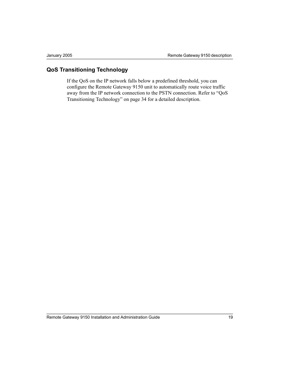 Qos transitioning technology | Nortel Networks 9150 User Manual | Page 49 / 562