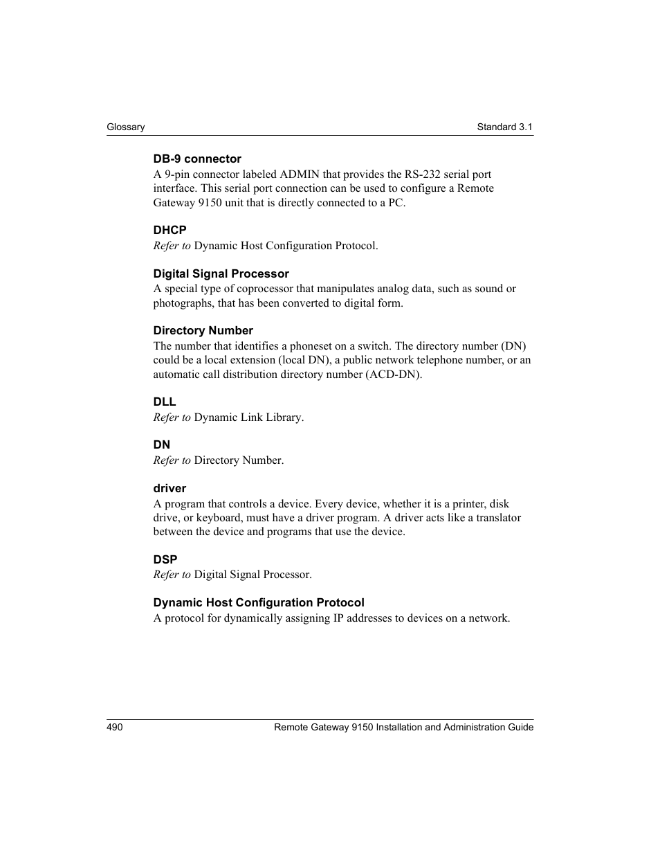 Nortel Networks 9150 User Manual | Page 520 / 562