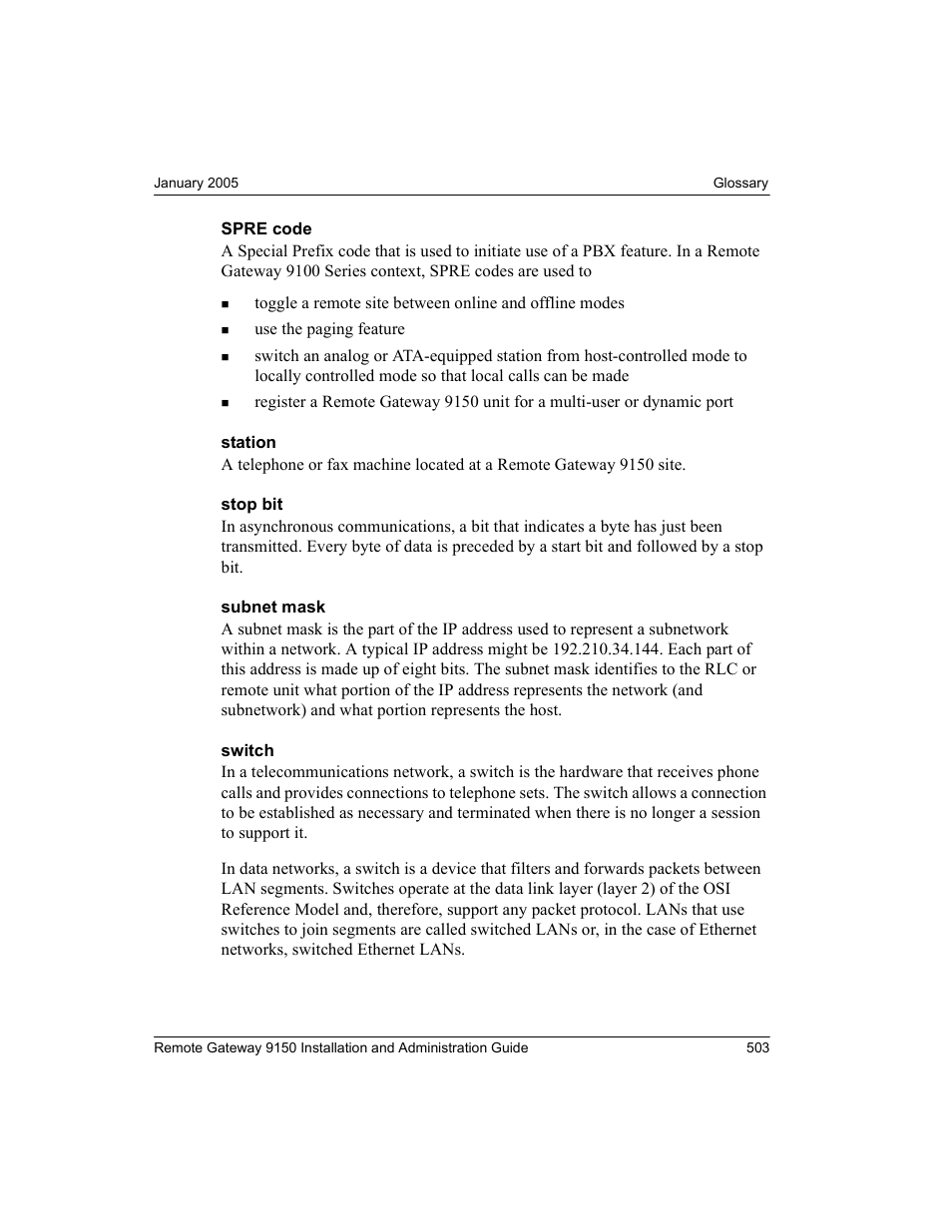 Nortel Networks 9150 User Manual | Page 533 / 562