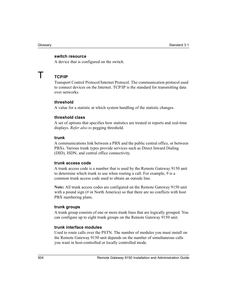 Nortel Networks 9150 User Manual | Page 534 / 562