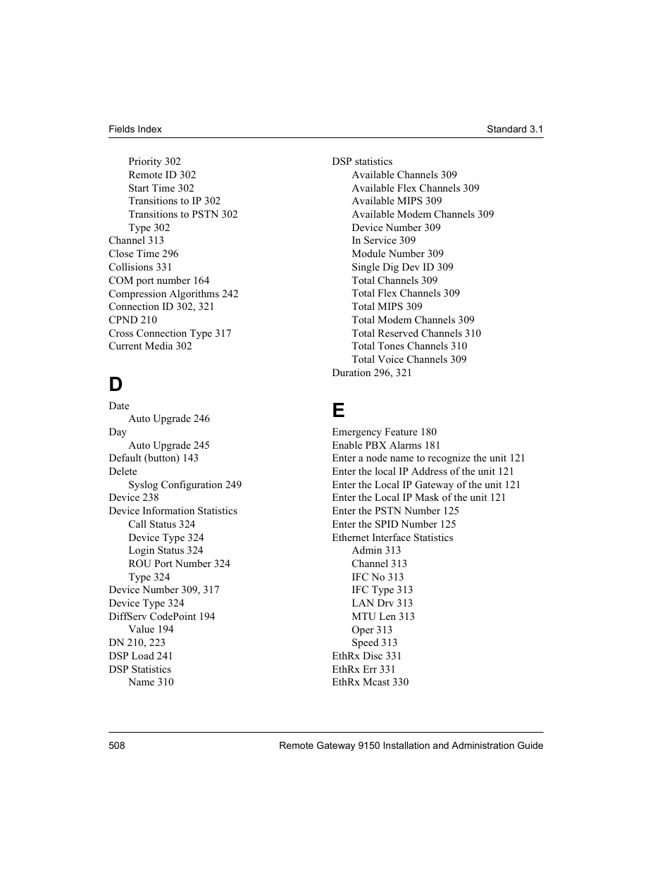 Nortel Networks 9150 User Manual | Page 538 / 562