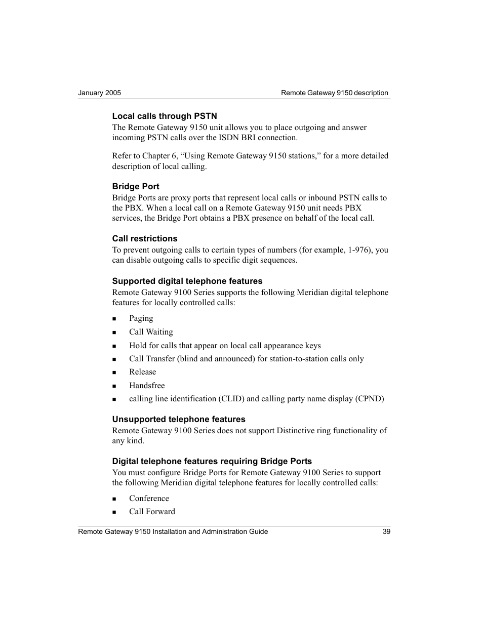 Nortel Networks 9150 User Manual | Page 69 / 562