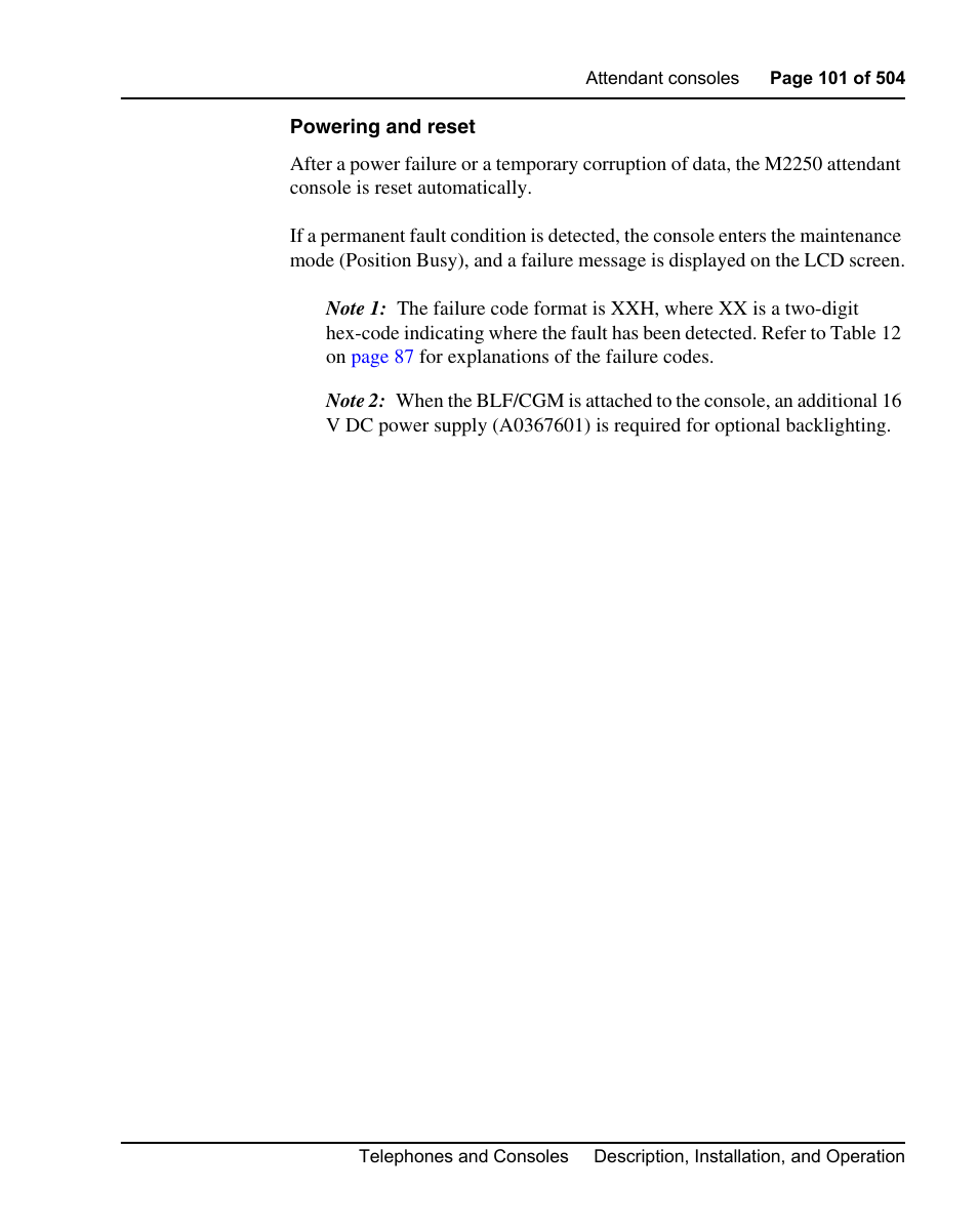 Nortel Networks M3110 User Manual | Page 101 / 506