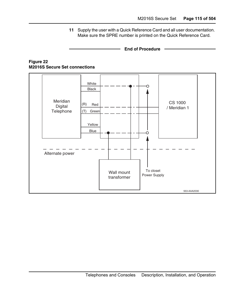 Figure 22 on | Nortel Networks M3110 User Manual | Page 115 / 506