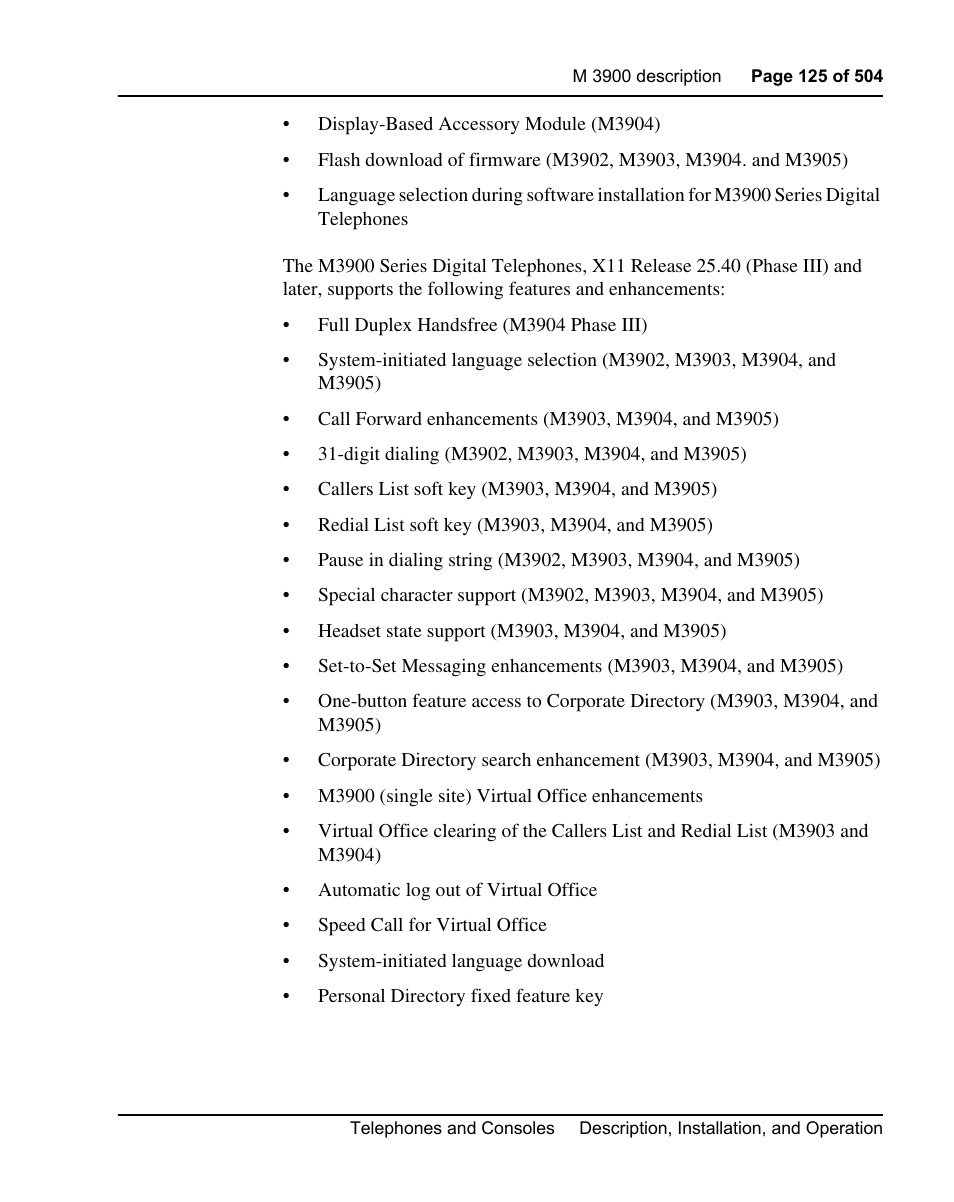Nortel Networks M3110 User Manual | Page 125 / 506