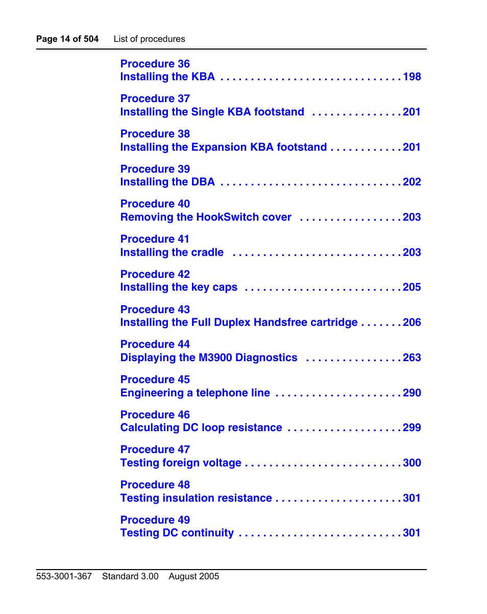 Nortel Networks M3110 User Manual | Page 14 / 506