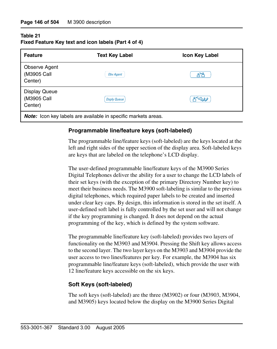 Nortel Networks M3110 User Manual | Page 146 / 506