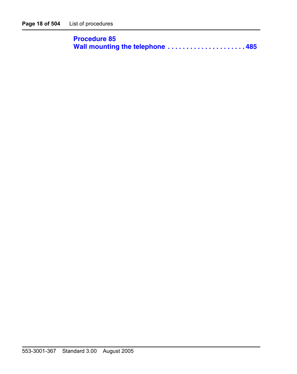 Nortel Networks M3110 User Manual | Page 18 / 506