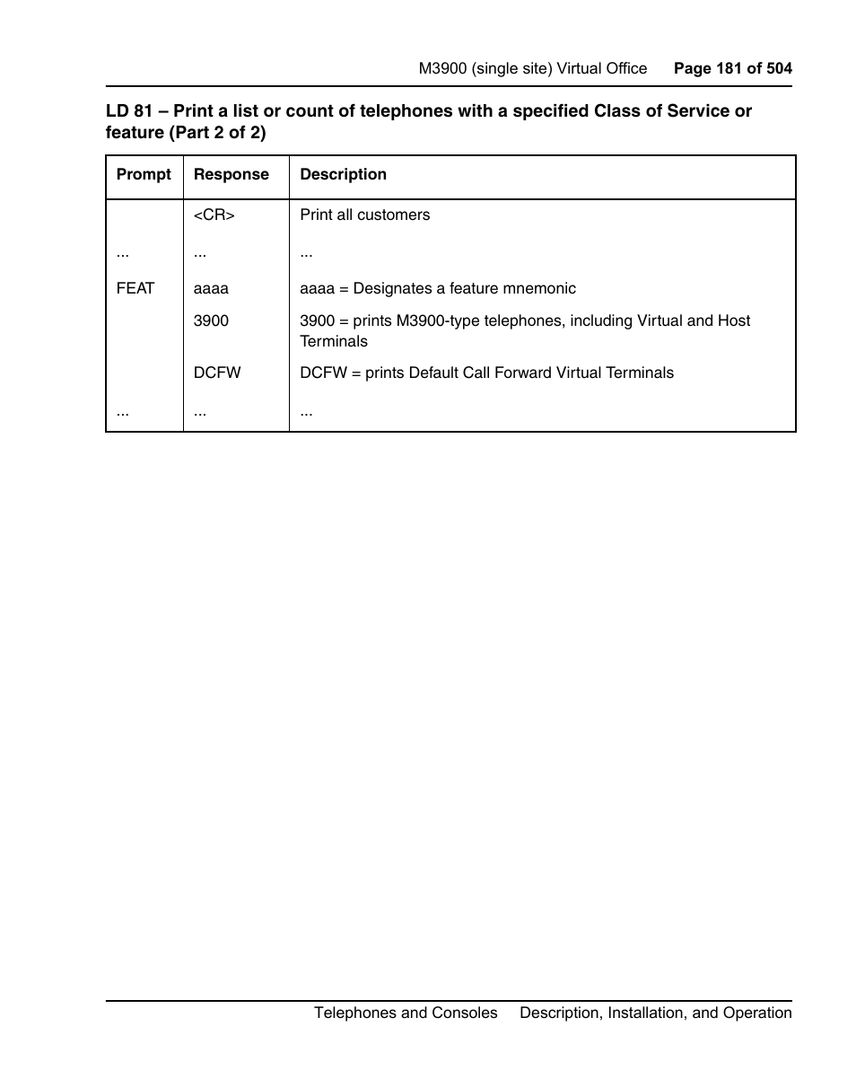 Nortel Networks M3110 User Manual | Page 181 / 506