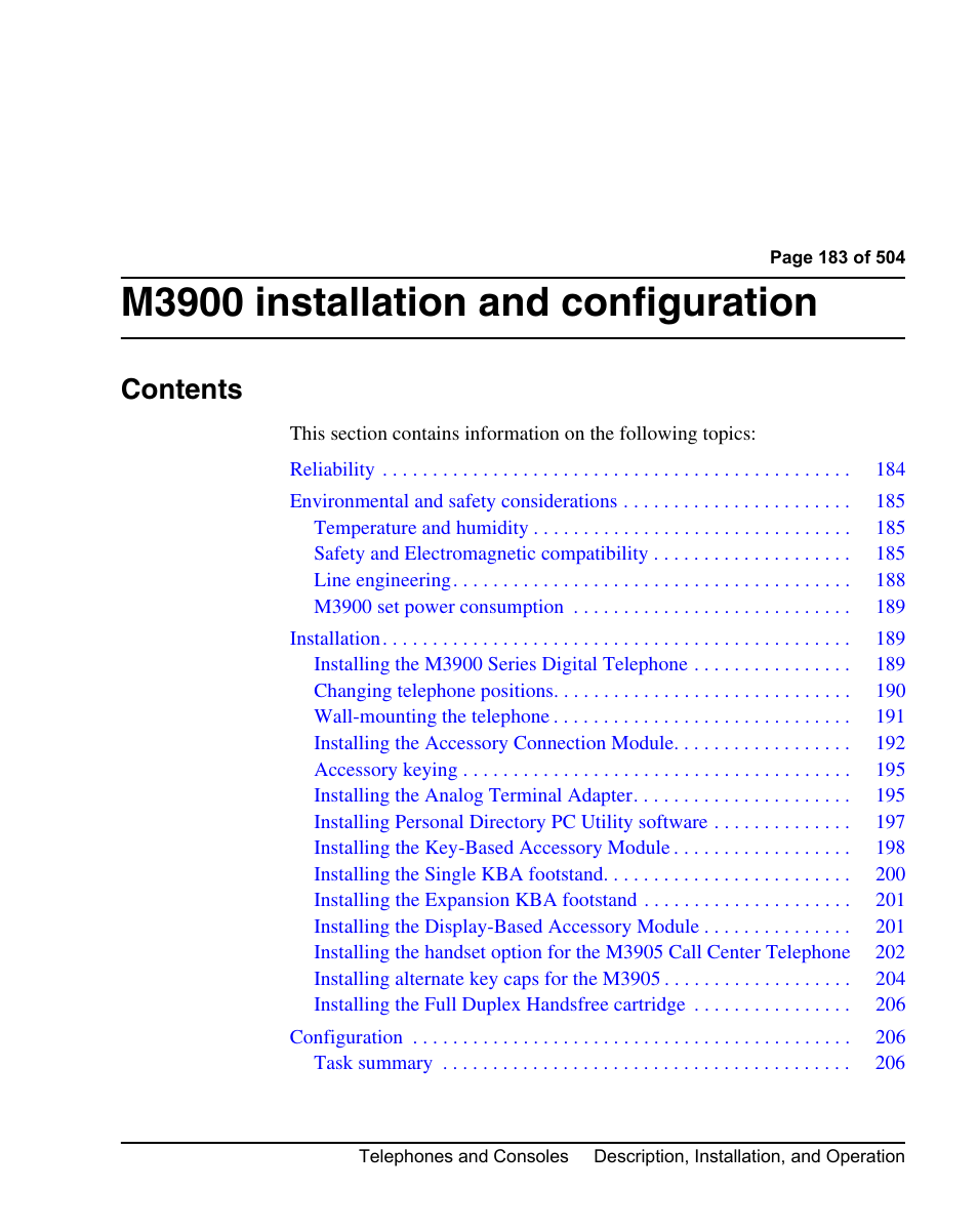 Nortel Networks M3110 User Manual | Page 183 / 506
