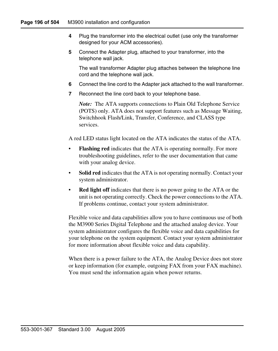 Nortel Networks M3110 User Manual | Page 196 / 506