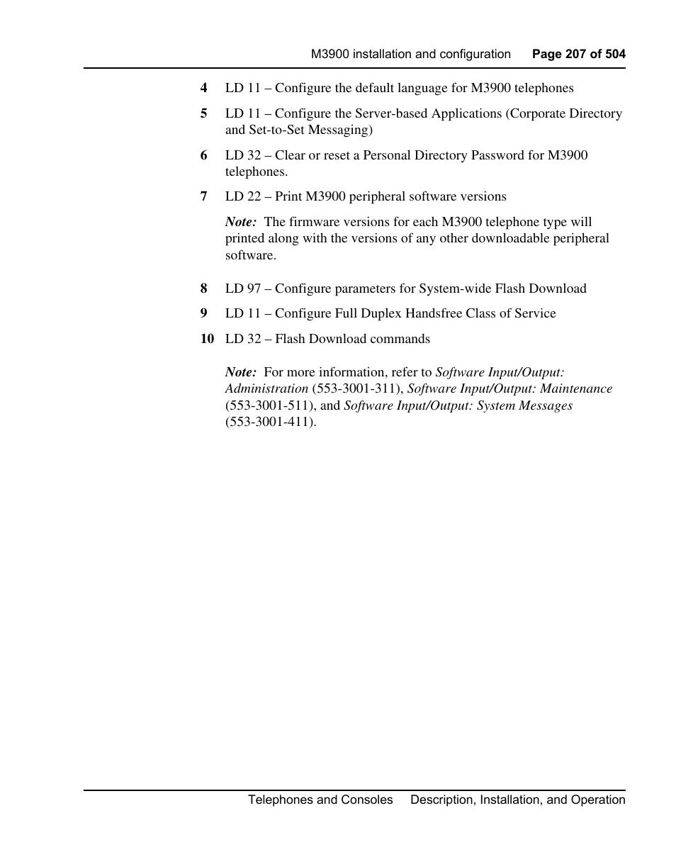 Nortel Networks M3110 User Manual | Page 207 / 506