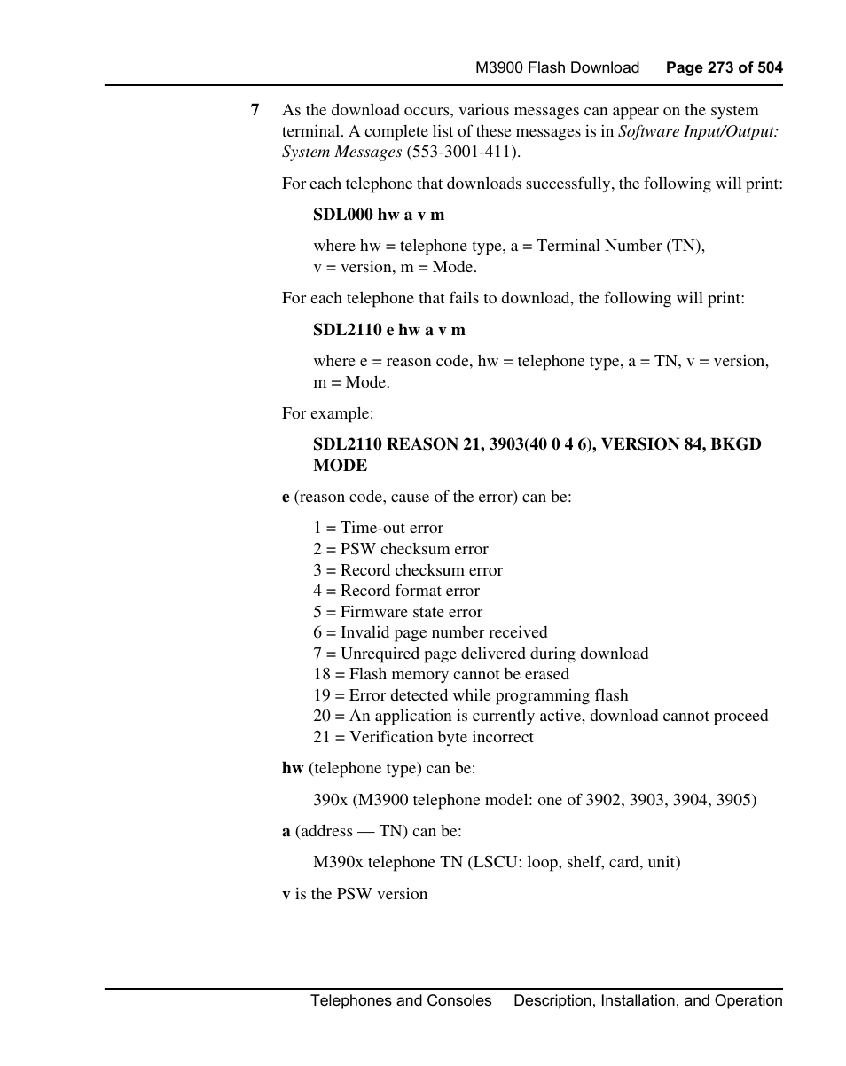 Nortel Networks M3110 User Manual | Page 273 / 506