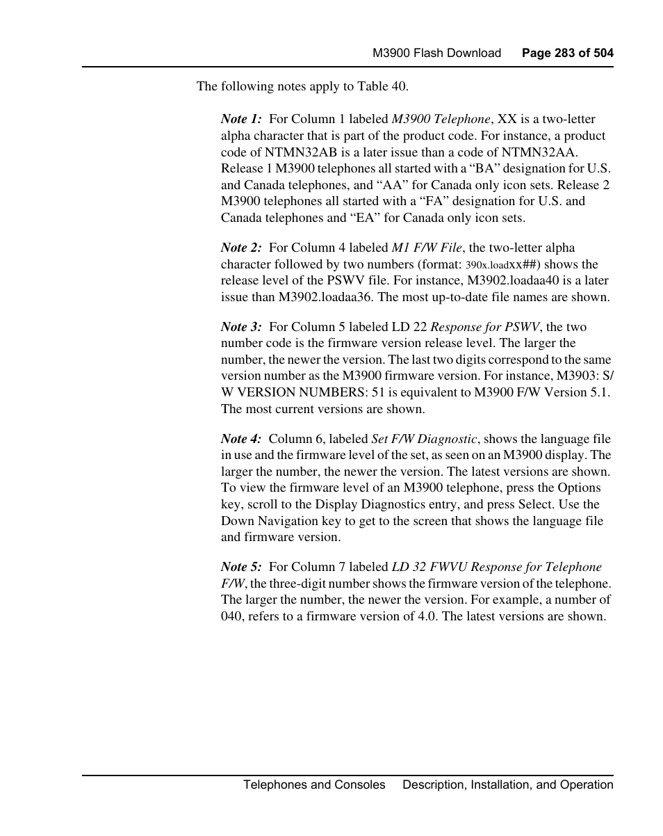 Nortel Networks M3110 User Manual | Page 283 / 506