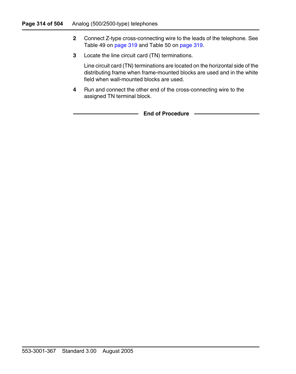 Nortel Networks M3110 User Manual | Page 314 / 506