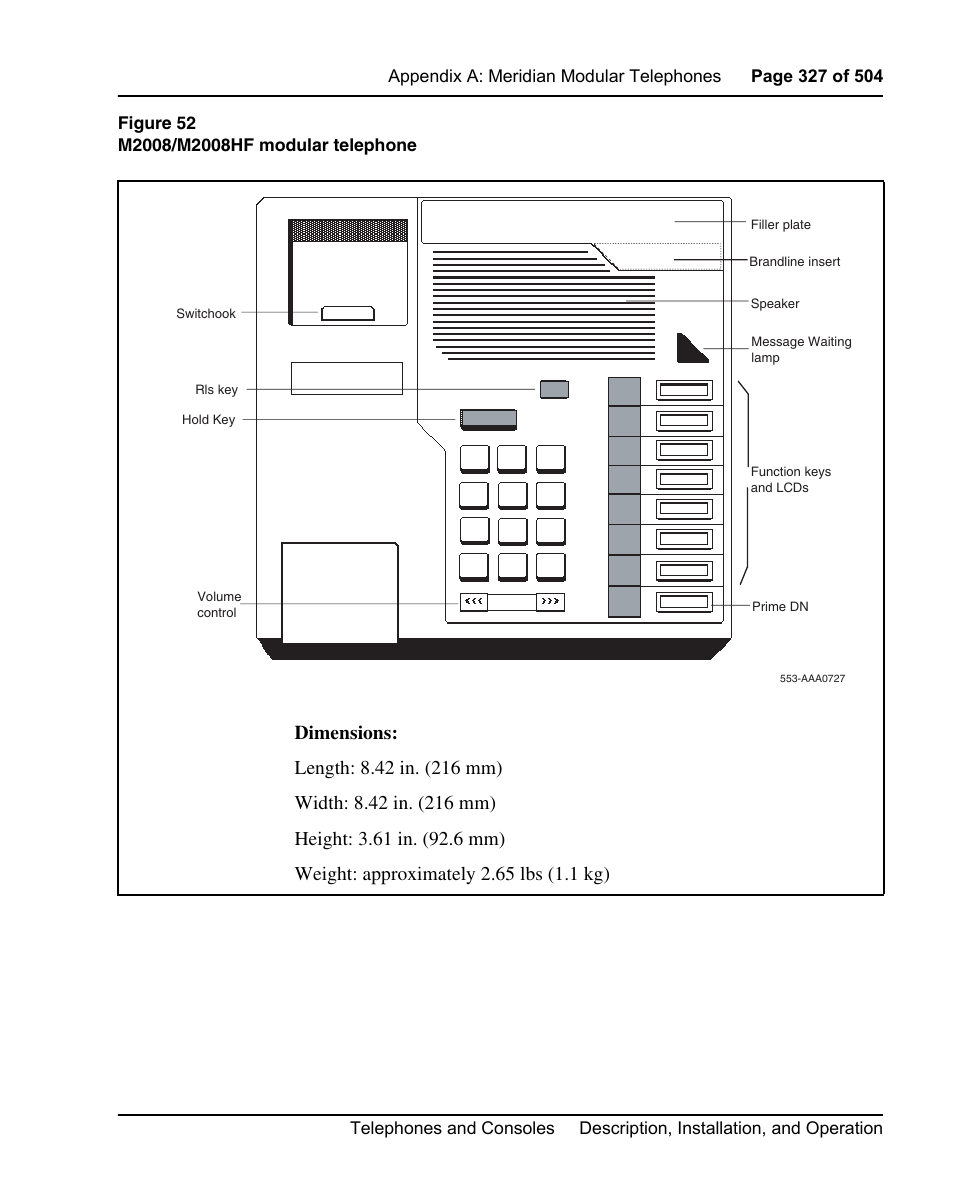 See figure 52 on | Nortel Networks M3110 User Manual | Page 327 / 506