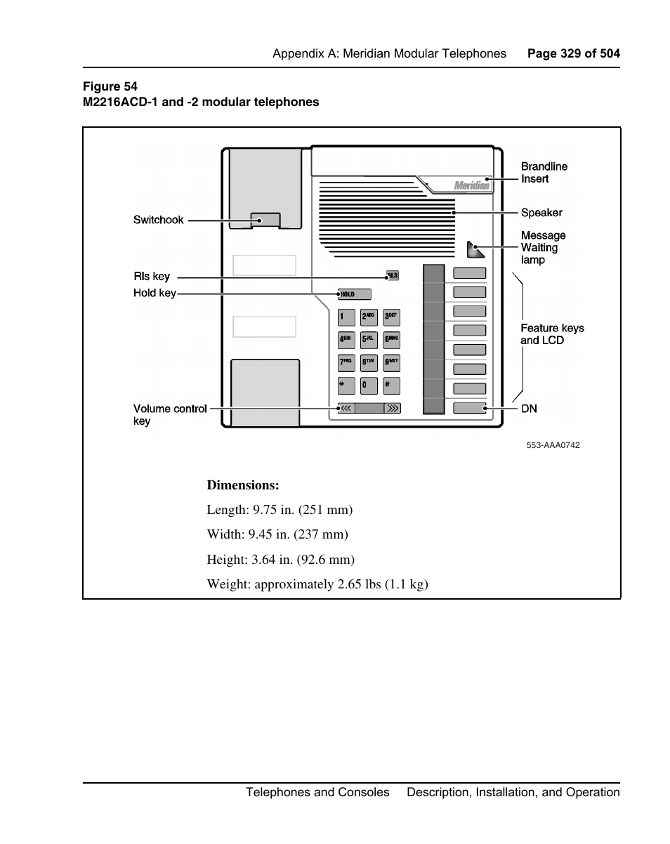 Nortel Networks M3110 User Manual | Page 329 / 506