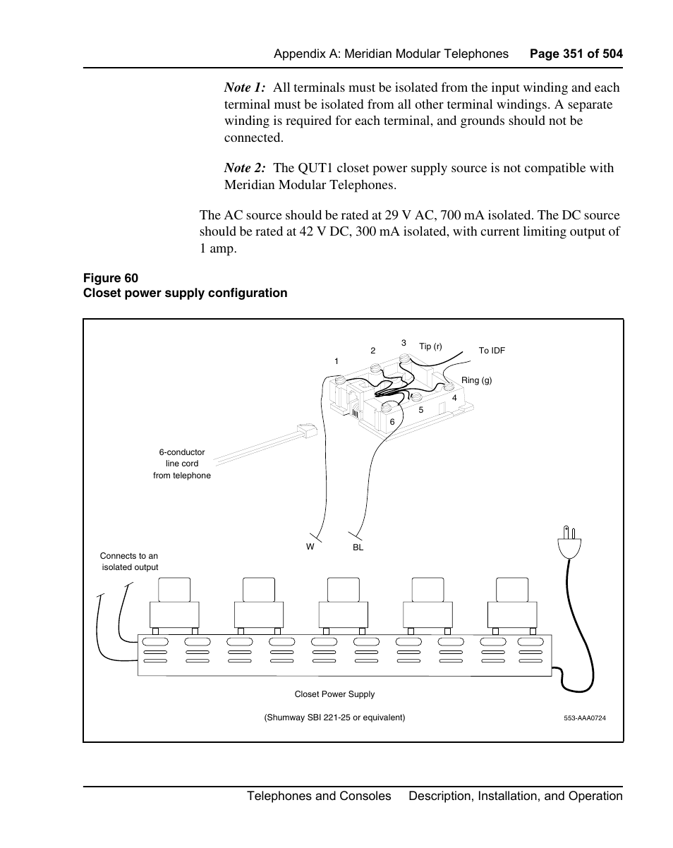 Nortel Networks M3110 User Manual | Page 351 / 506
