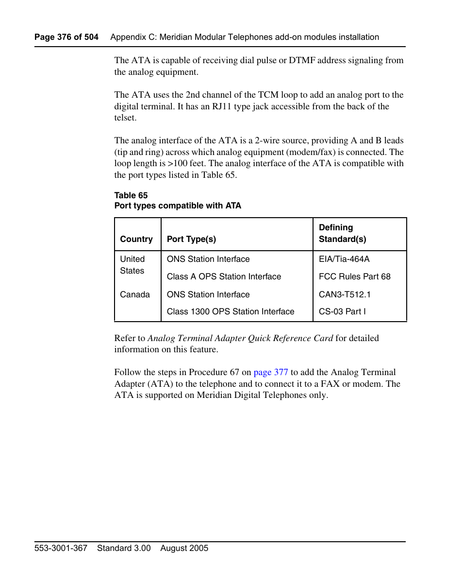 Nortel Networks M3110 User Manual | Page 376 / 506