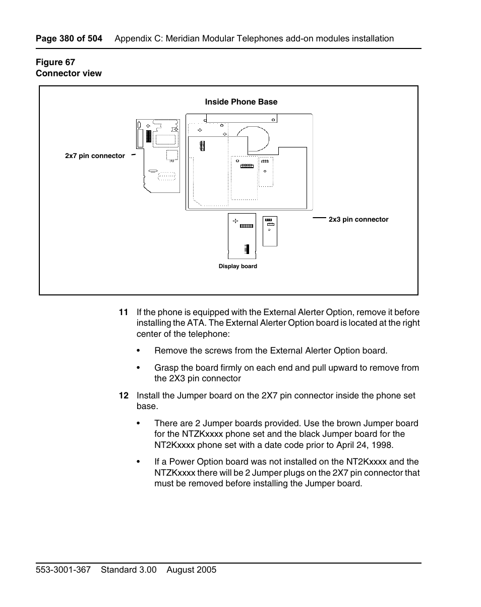 Nortel Networks M3110 User Manual | Page 380 / 506