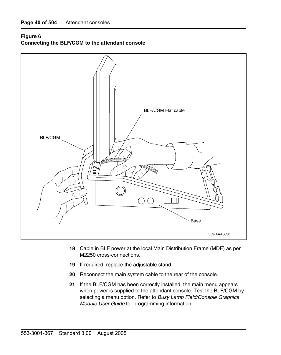 Ace. see figure 6 | Nortel Networks M3110 User Manual | Page 40 / 506