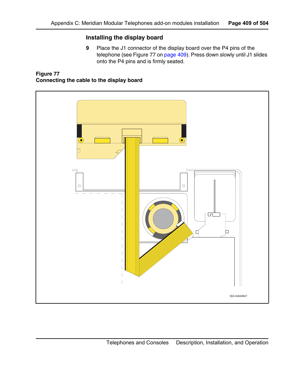 Nortel Networks M3110 User Manual | Page 409 / 506