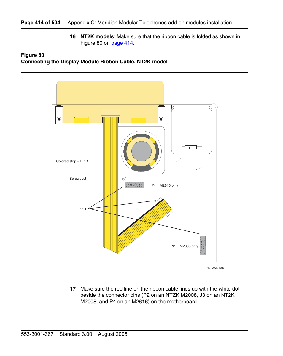 Nortel Networks M3110 User Manual | Page 414 / 506