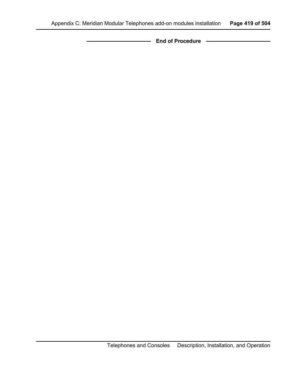 Nortel Networks M3110 User Manual | Page 419 / 506