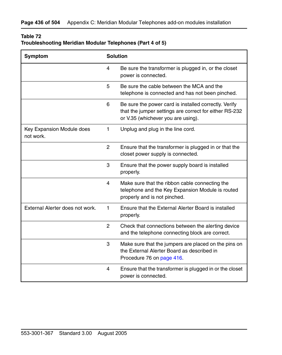 Nortel Networks M3110 User Manual | Page 436 / 506