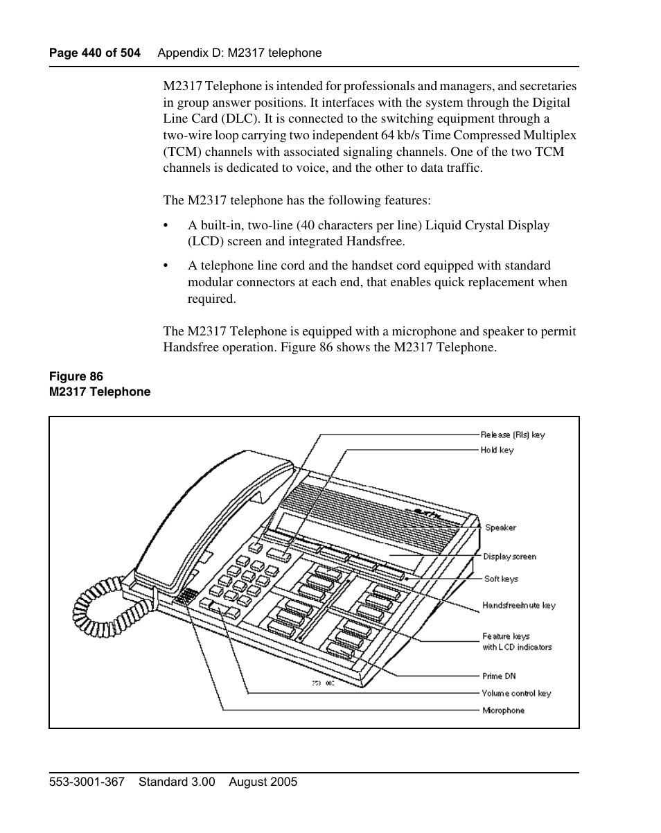 Nortel Networks M3110 User Manual | Page 440 / 506