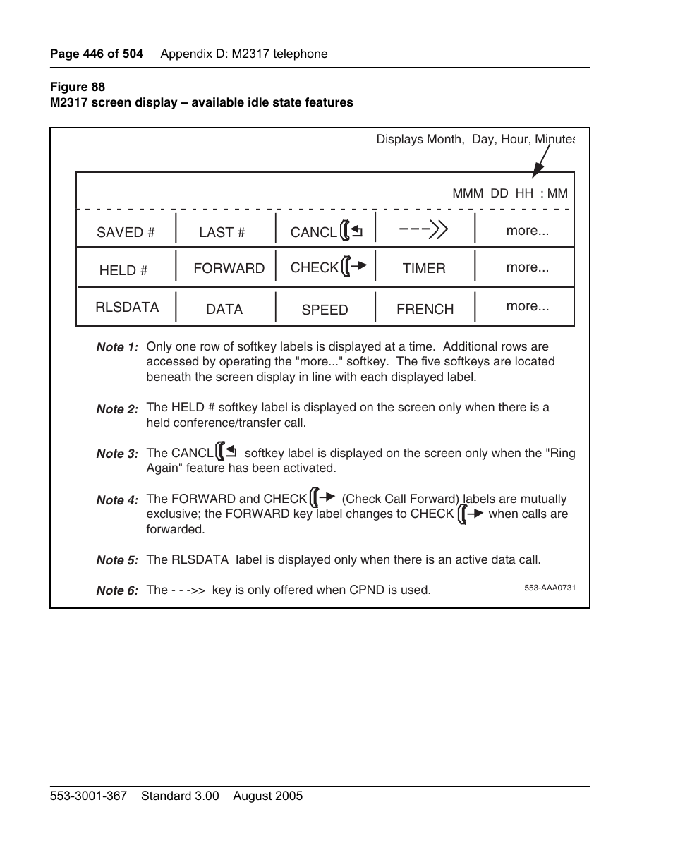 Nortel Networks M3110 User Manual | Page 446 / 506