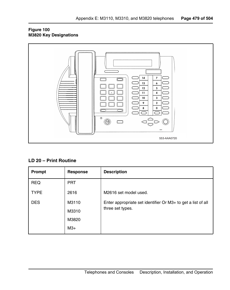 Nortel Networks M3110 User Manual | Page 479 / 506